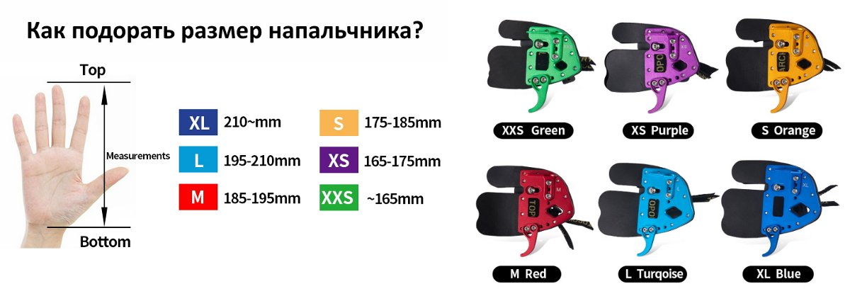фото Напальчник для стрельбы из лука Topoint TR138 Напальчник для стрельбы из лука Topoint TR138