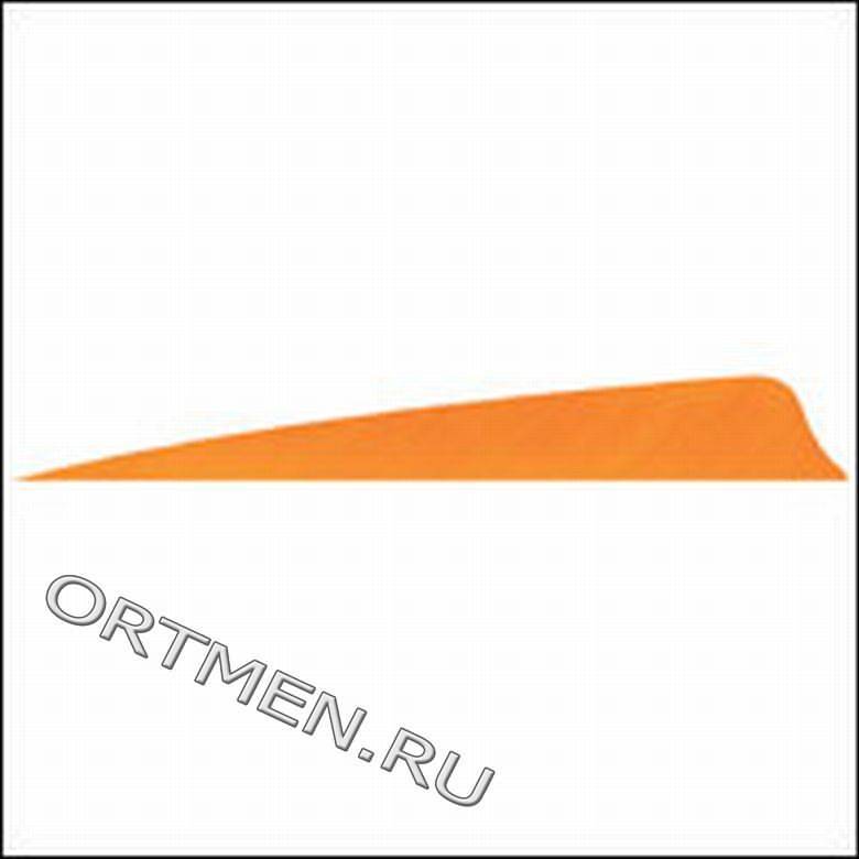 Оперение натуральное 3" орандж