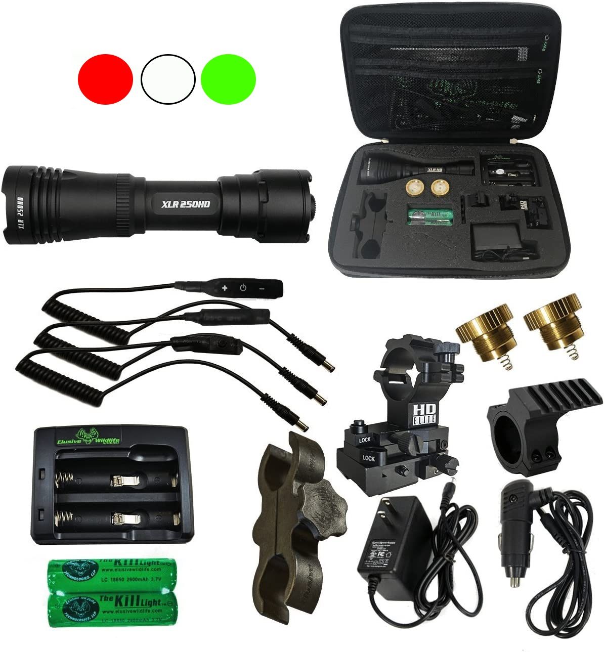 Фонарь Kill Light XLR 250HD PRO комплект для карабина