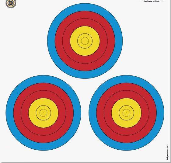 Мишень FITA 3x20см Las Vegas