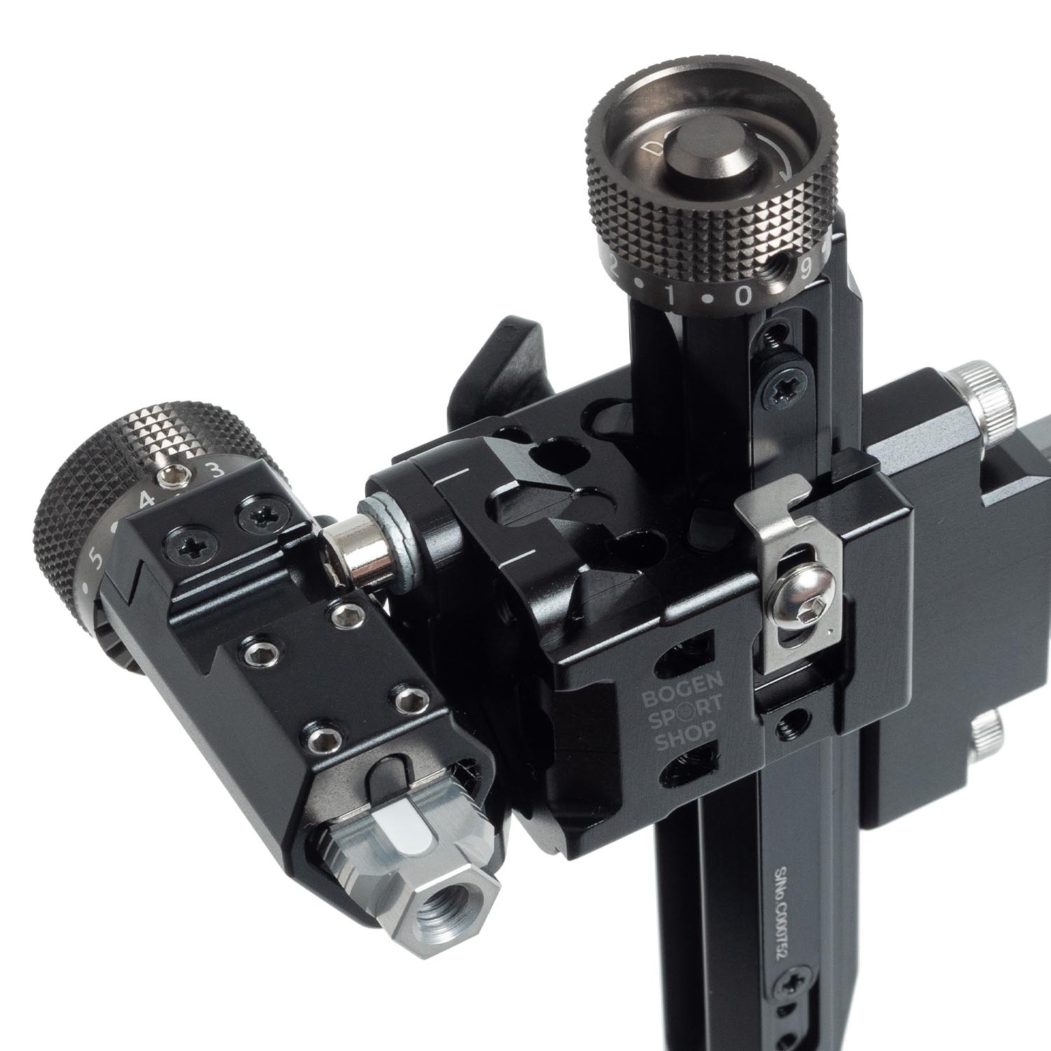 Спортивный прицел для блочного лука Shibuya Ultima CPX III 400-9 CARBON RH BLACK