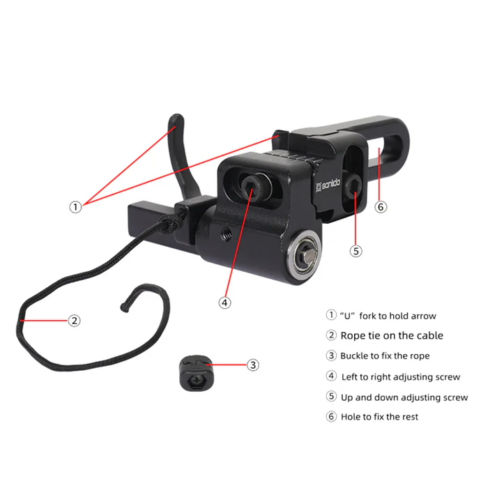 Полочка  для блочного лука падающая Sanlida X8