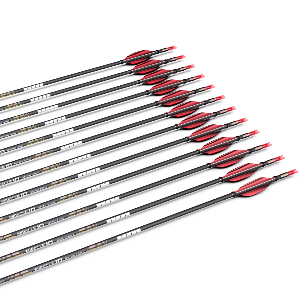 Стрела лучная спортивная Sanlida Miracle 10 ID 3.2 12 шт.