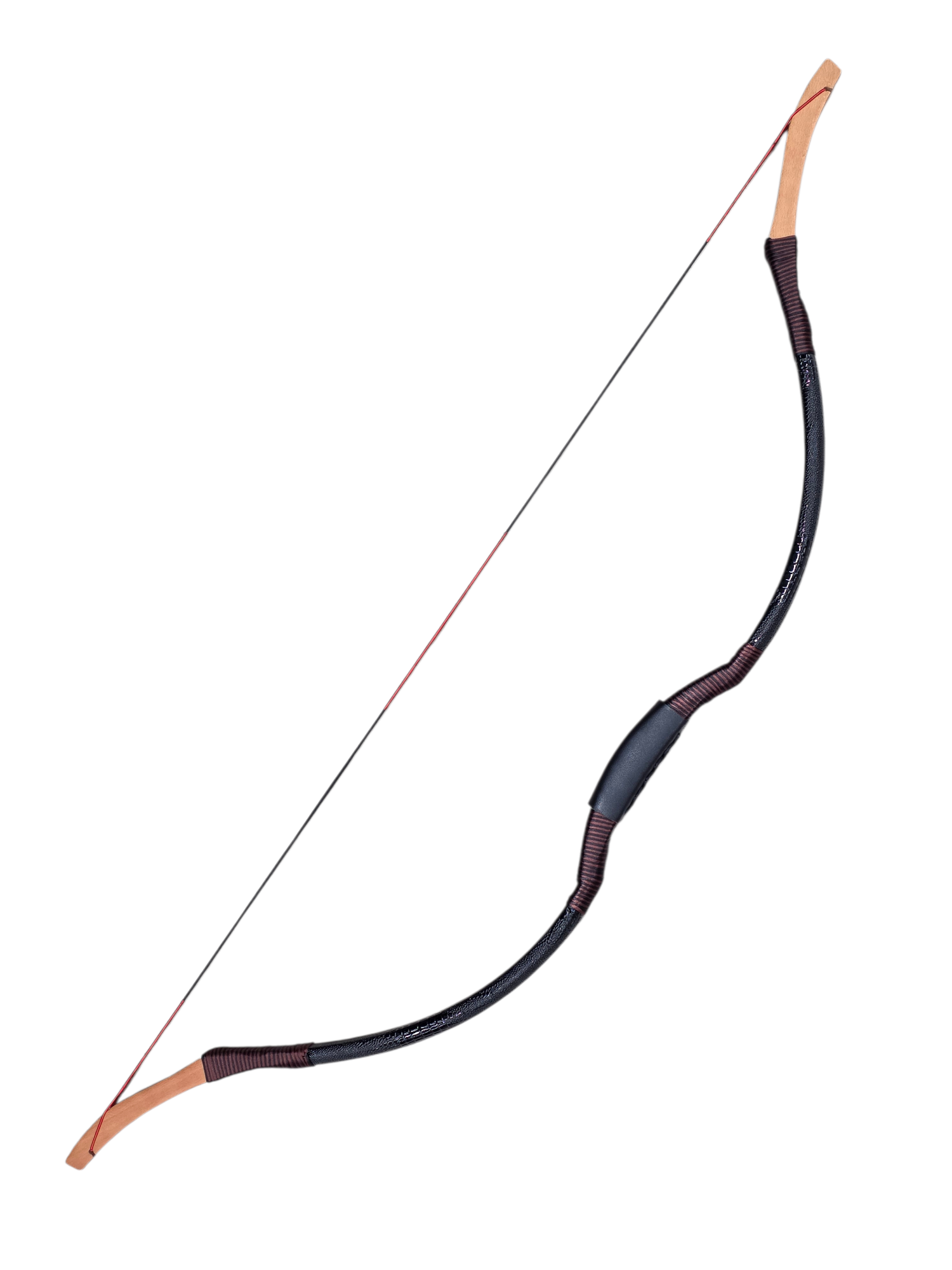 Традиционный монгольский лук Чингис Черный 40 фунтов