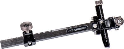 Спортивный прицел для блочного лука Shibuya Ultima CPX III 400-9 CARBON RH BLACK