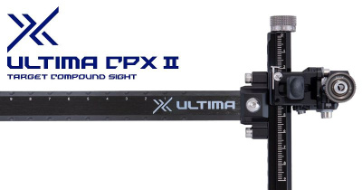 Спортивный прицел для блочного лука Shibuya Ultima CPX II 485 Carbon 9"